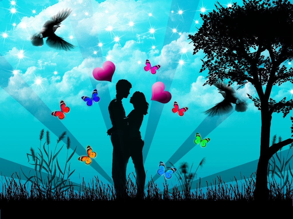 Wallpaper Lovers Couple