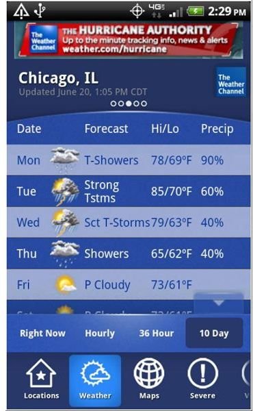 Weather Channel App For Android Phone