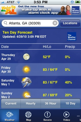 Weather Channel App For Iphone Free