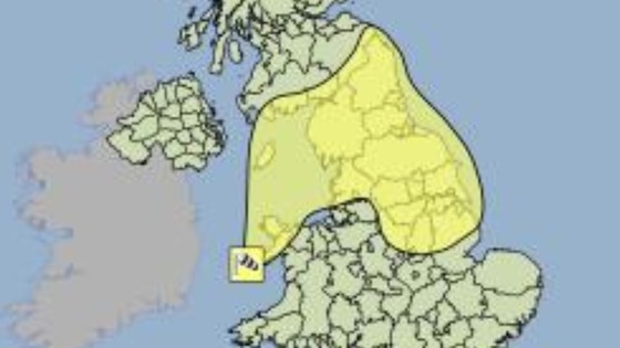 Weather Forecast England Today