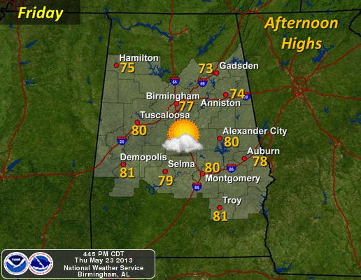 Weather Forecast For This Weekend In Birmingham