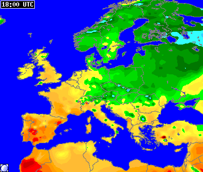 Weather Forecast Map Europe