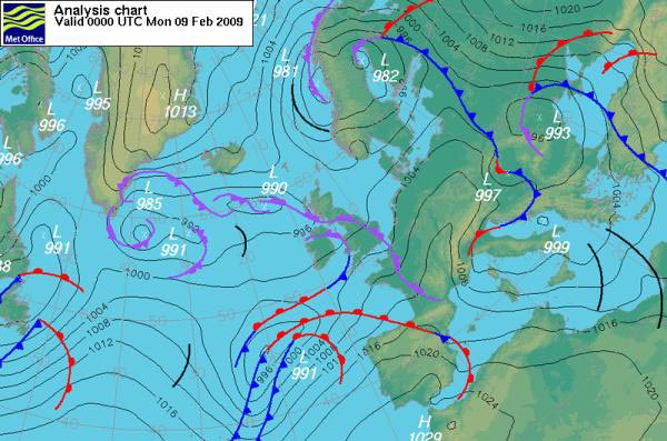 Weather Forecast Map Uk