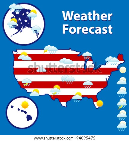 Weather Forecast Map Usa