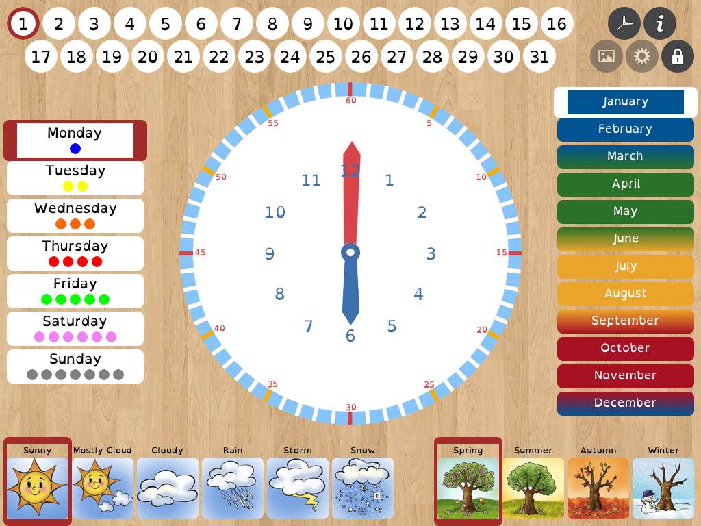 Weather Icons For Kids