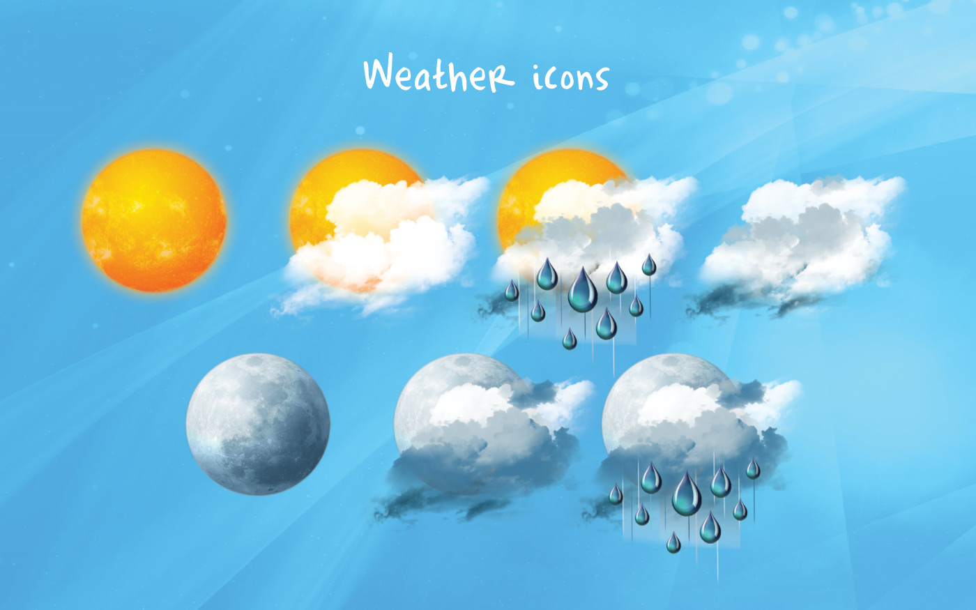 Weather Icons For Kids