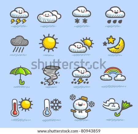 Weather Icons For Kids