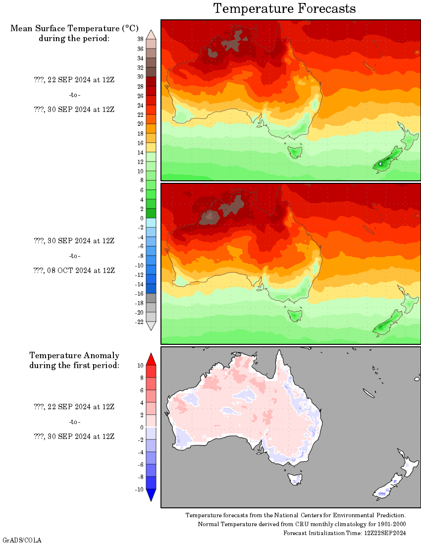 Weather Map Australia And New Zealand