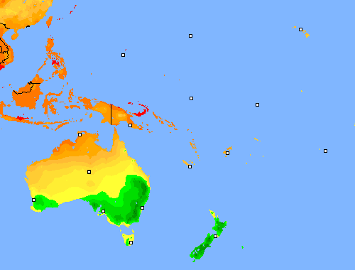 Weather Map Australia And New Zealand