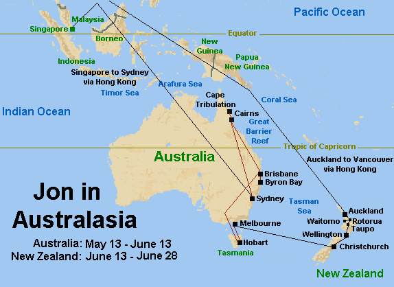 Weather Map Australia And New Zealand