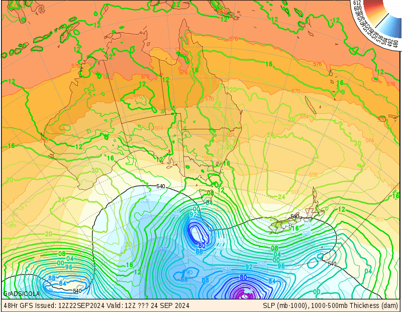 Weather Map Australia Isobars