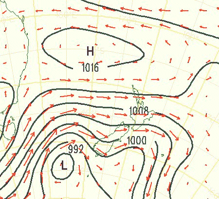 Weather Map Australia Isobars