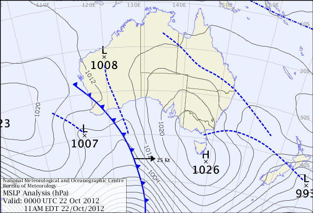 Weather Map Australia Today