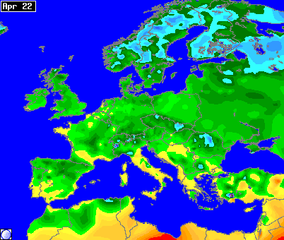 Weather Map Europe April