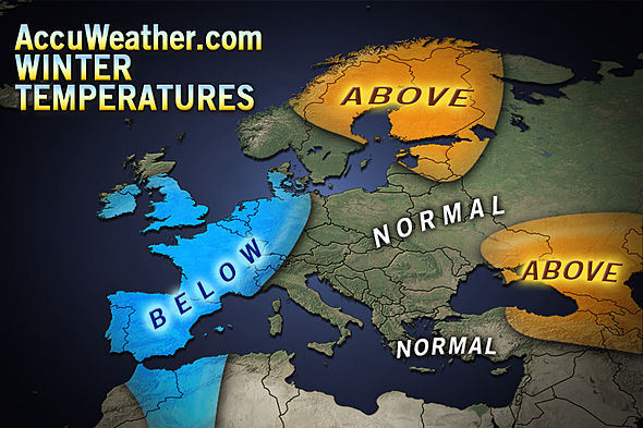 Weather Map Europe March