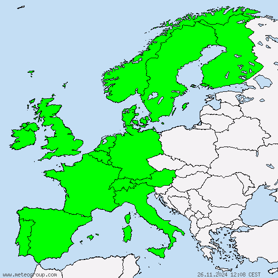 Weather Map Europe Temperature