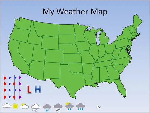 Weather Map Symbols Precipitation