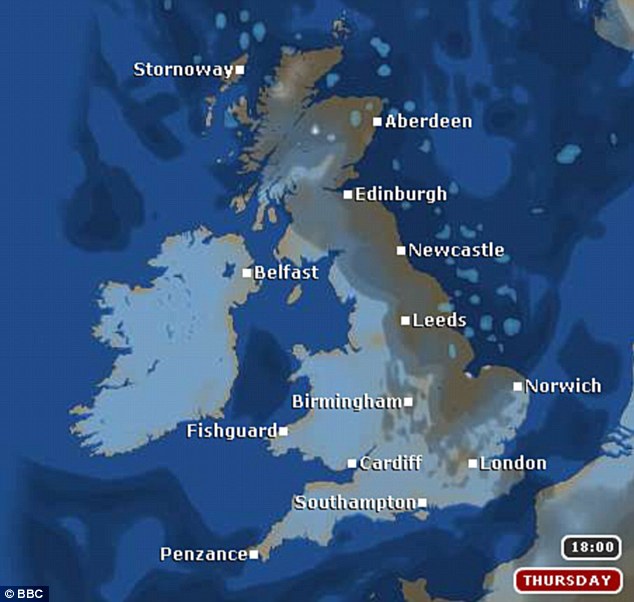 Weather Map Uk Snow