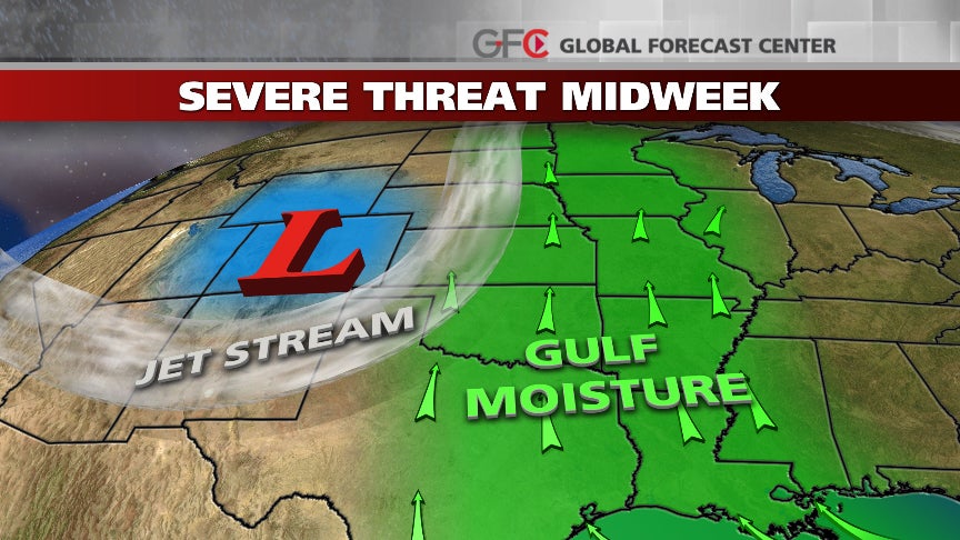 Weather Map Usa February