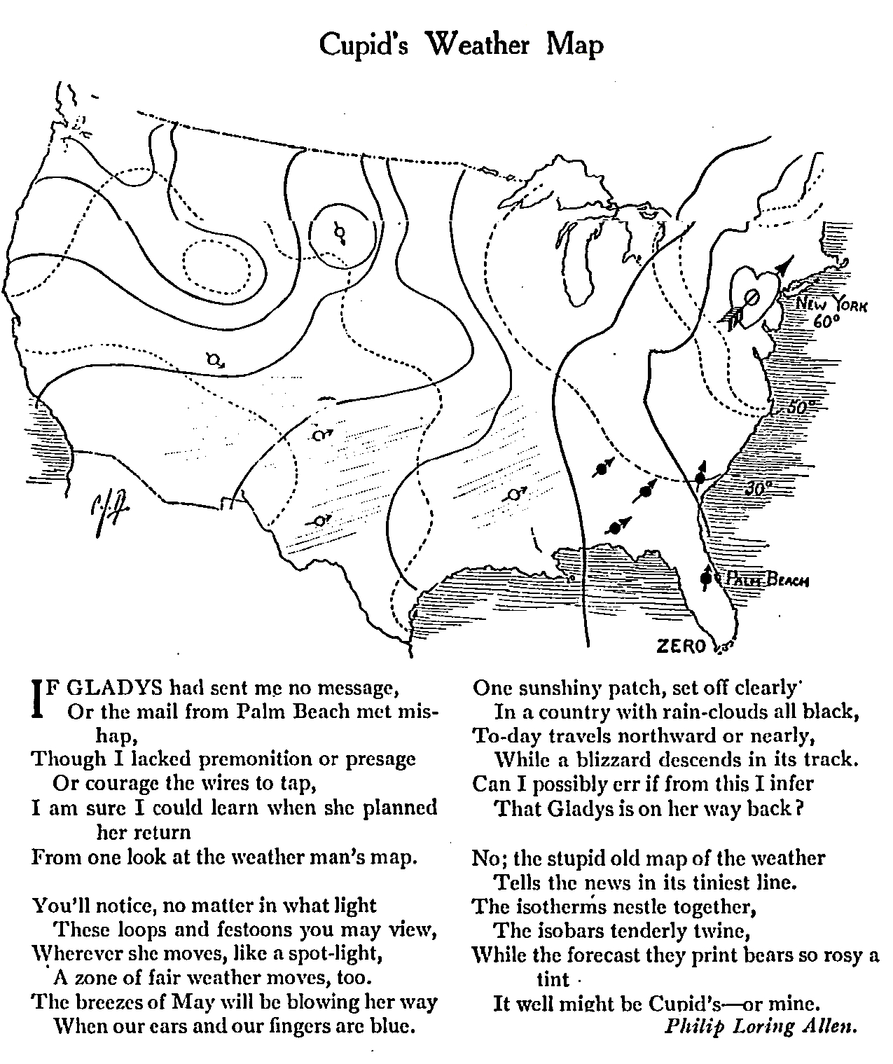 Weather Map Usa February