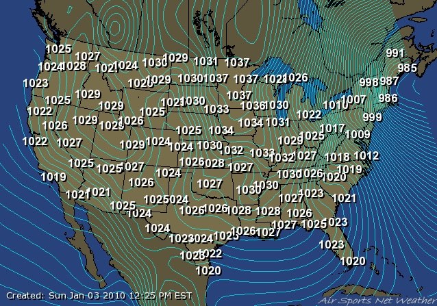 Weather Map With Fronts For Kids