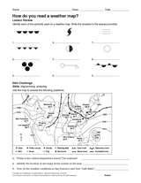 Weather Maps For Kids With Symbols On It