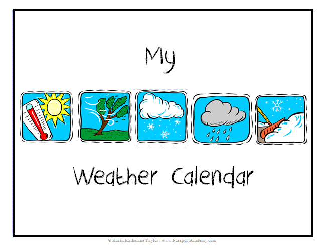 Weather Symbols For Kids Printables