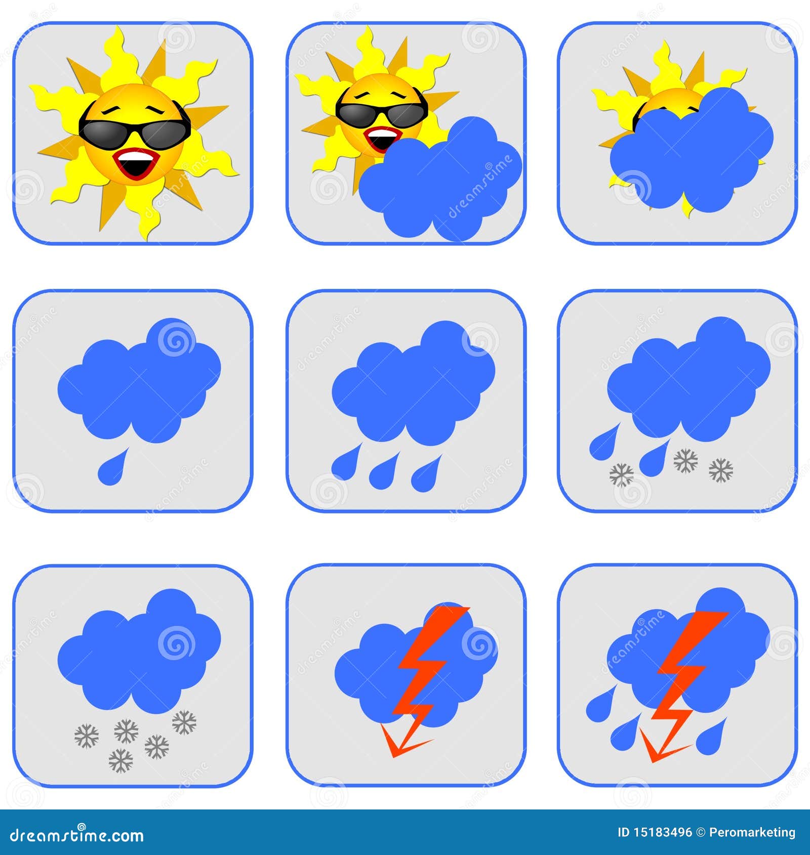 Weather Symbols Sunshine