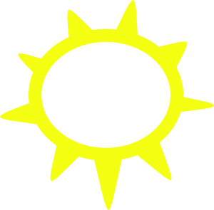 Weather Symbols Sunshine