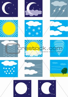 Weather Symbols Sunshine