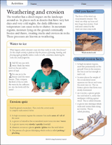 Weathering And Erosion Worksheets