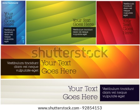 Web Design Banner Templates