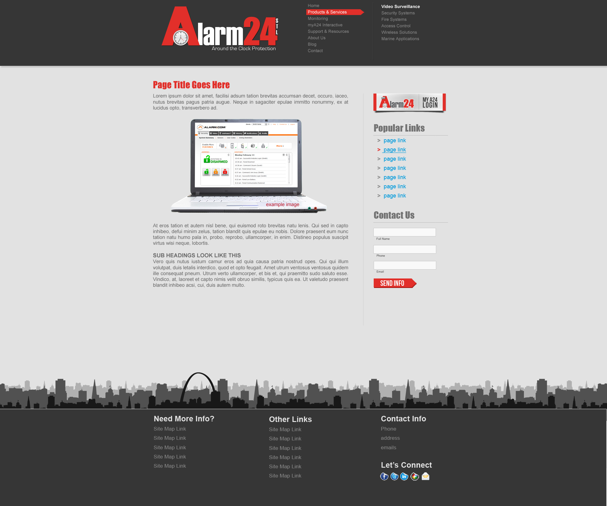 Web Design Logo Size