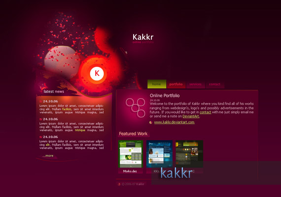 Web Design Portfolio Examples