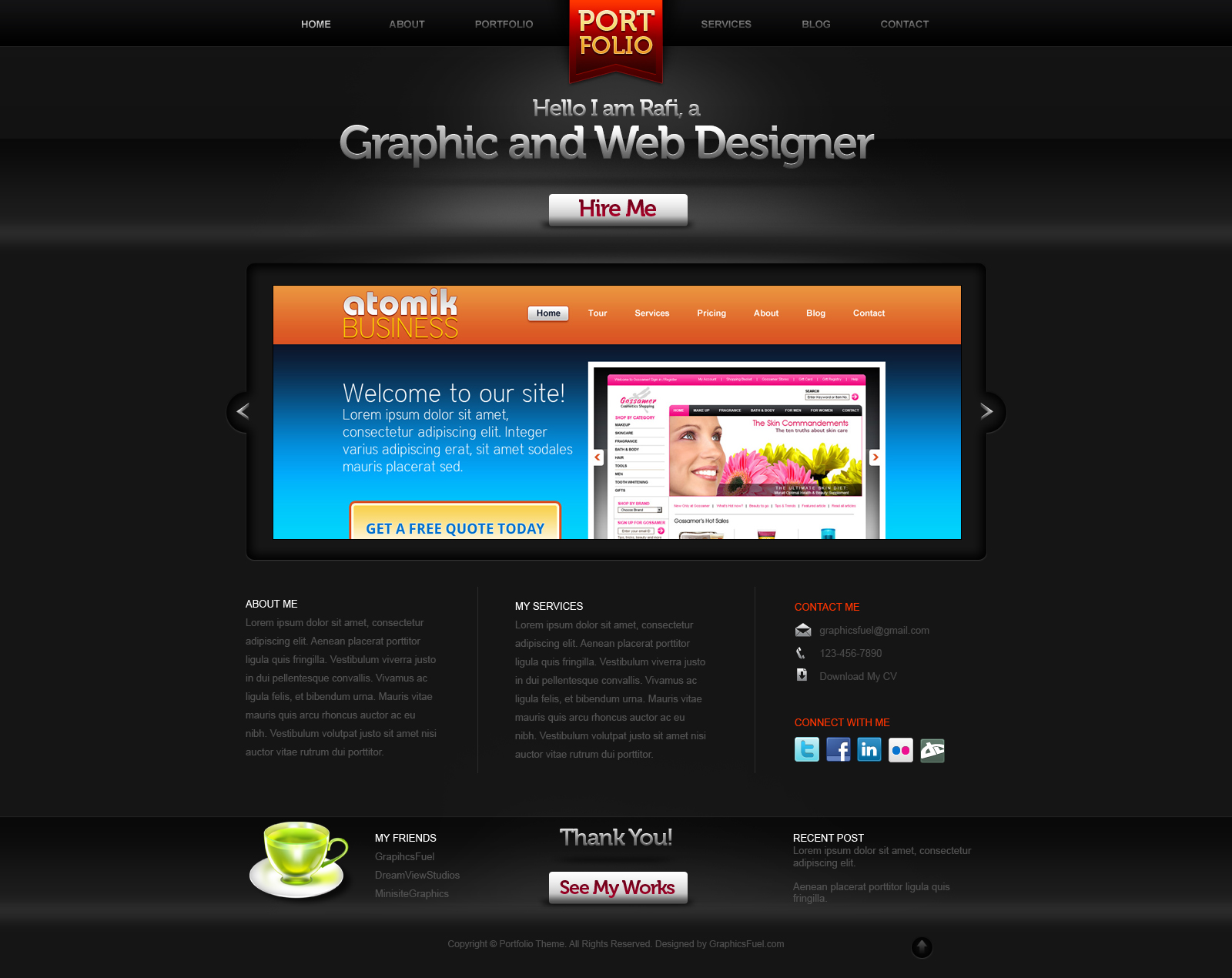 Web Design Portfolio Sites