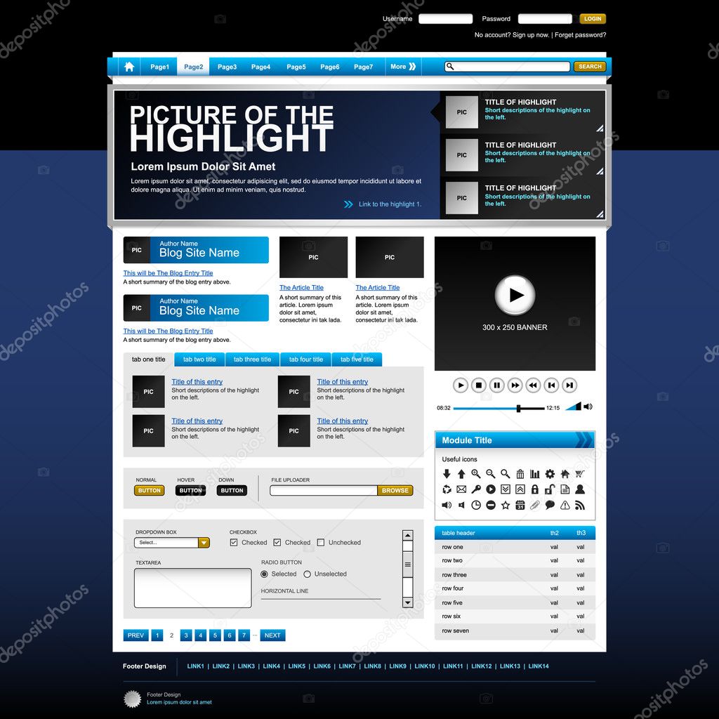 Web Design Templates