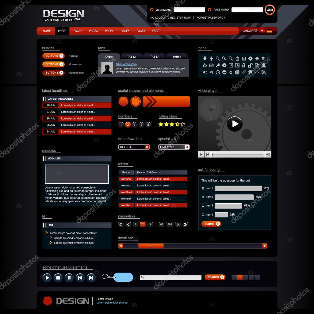 Web Design Templates