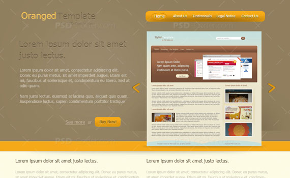 Web Design Templates In Photoshop