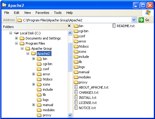 Website Directory Structure