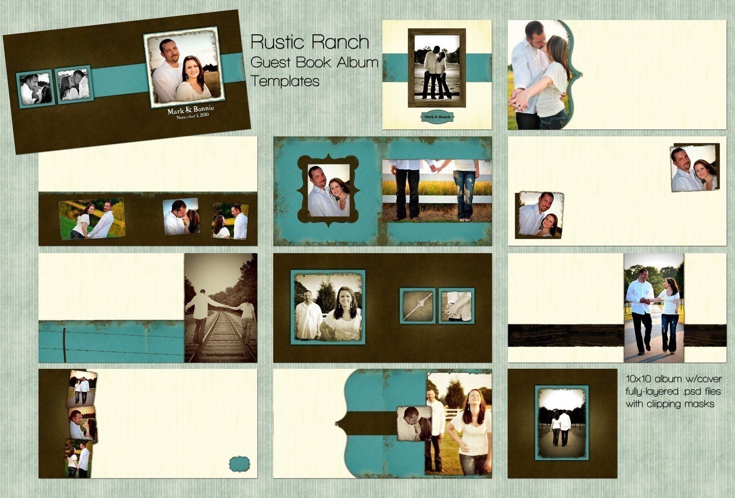 Wedding Albums Psd Templates