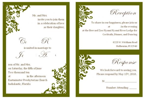 Wedding Ceremony Invitation Wording