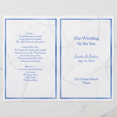 Wedding Ceremony Programs Templates Free