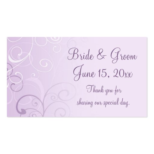 Wedding Favor Tags Template Free