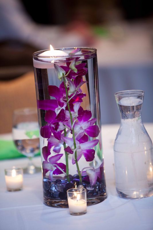 Wedding Reception Centerpieces With Orchids