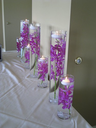 Wedding Reception Decorations Purple