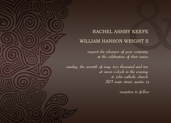 Wedding Reception Invitation Wording