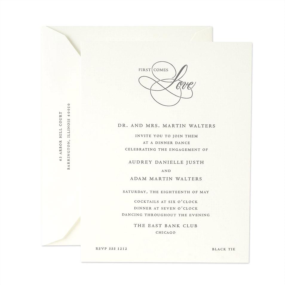 Wedding Reception Invitation Wording In English