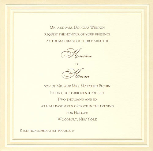 Wedding Reception Invitation Wording Samples