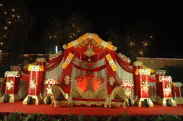 Wedding Reception Stage Decorations