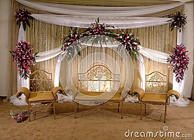 Wedding Reception Stage Decorations